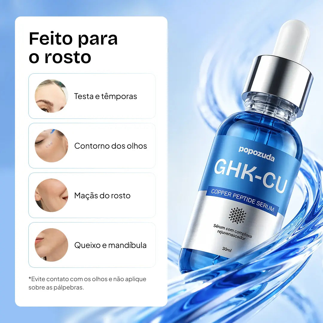 Sérum Facial GHK-Cu – Peptídeo de Cobre